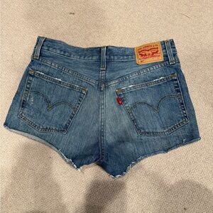 Levi's Women's Blue Denim Shorts